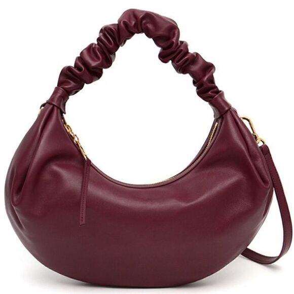 LDT Handbags - New LDT Monroe Napa Leather Hobo Crossbody Bag